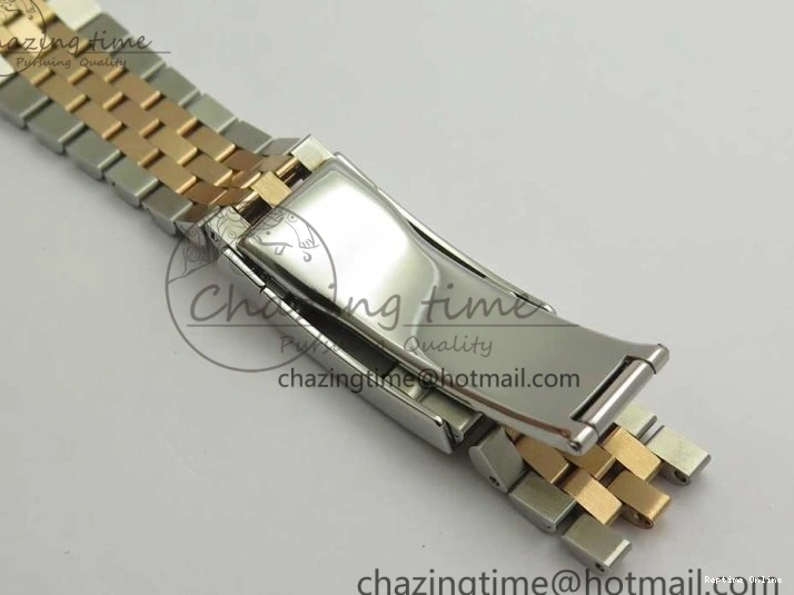 0506 EasyMatch DateJust 36mm 904 SS RG Wrapped 116231 GMF Black Dial on SS RG Wrapped Jubilee Bracelet A 3275